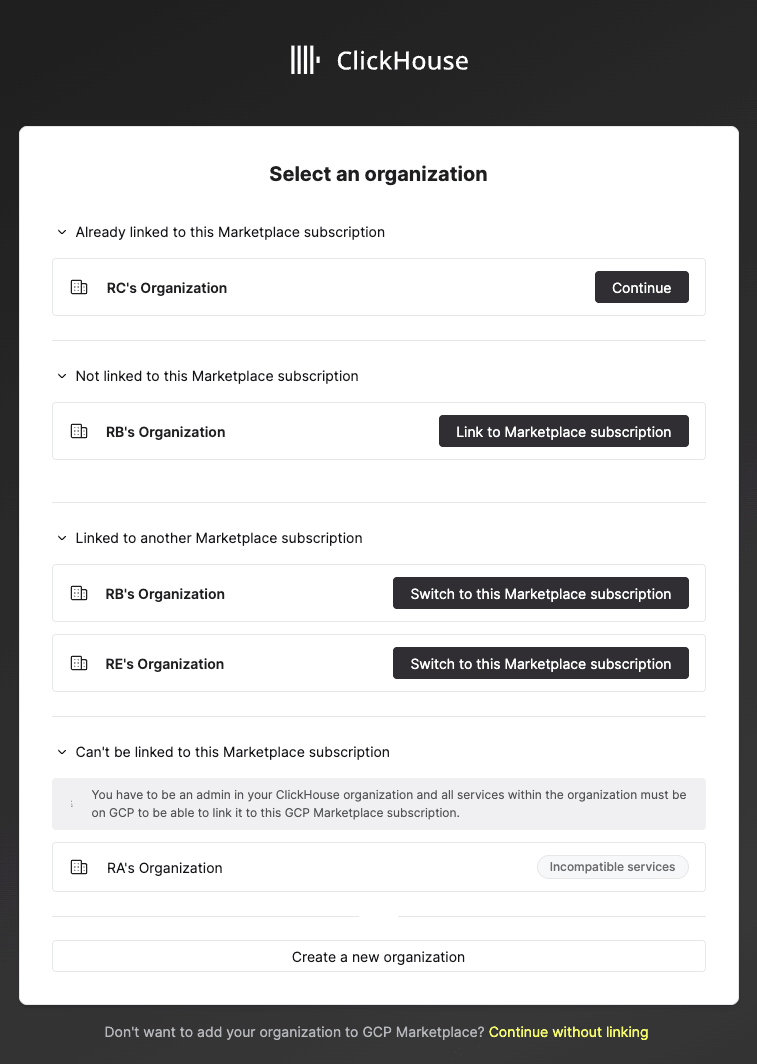 Add marketplace subscription